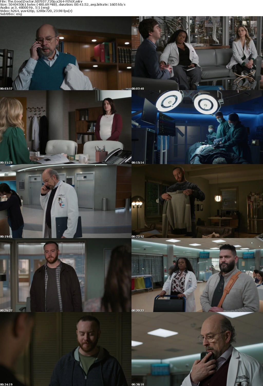 The Good Doctor S07E07 720p x264-FENiX Saturn5