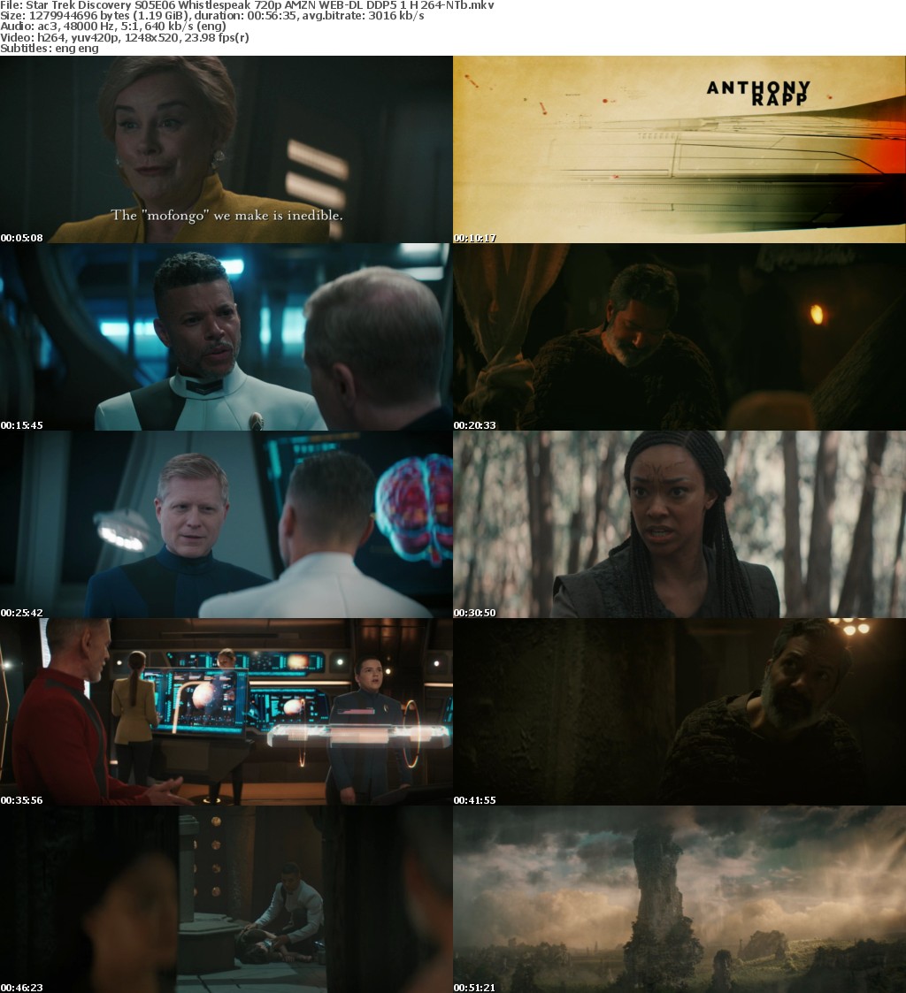 Star Trek Discovery S05E06 Whistlespeak 720p AMZN WEB-DL DDP5 1 H 264-NTb