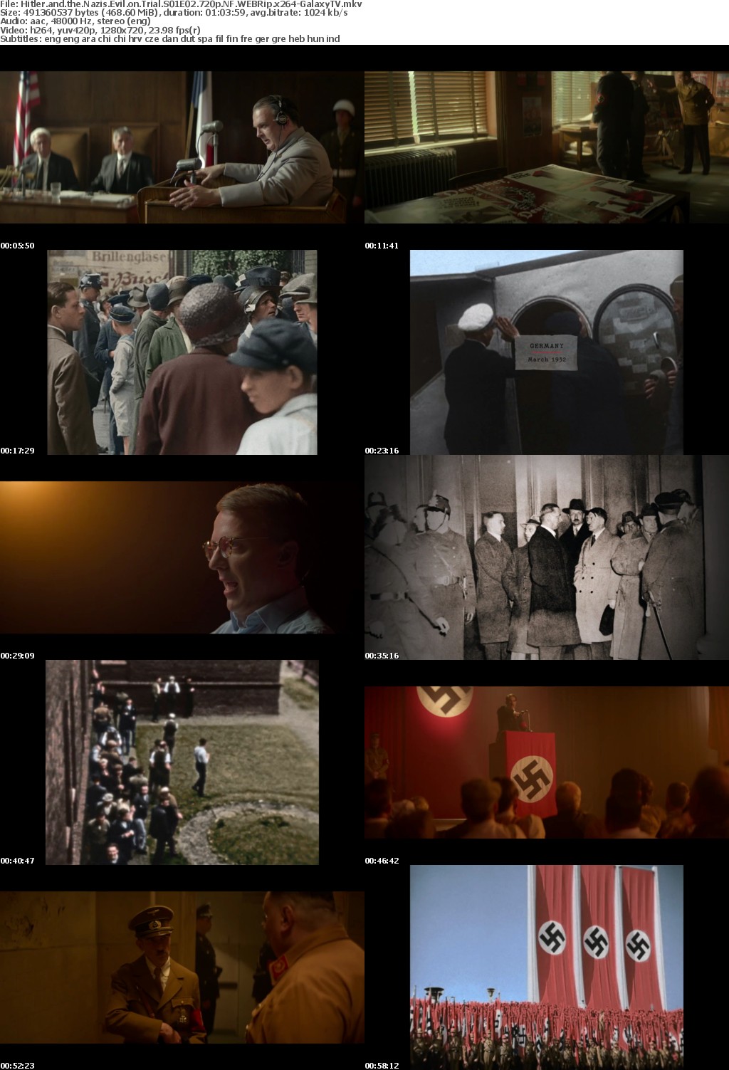 Hitler and the Nazis Evil on Trial S01 COMPLETE 720p NF WEBRip x264-GalaxyTV