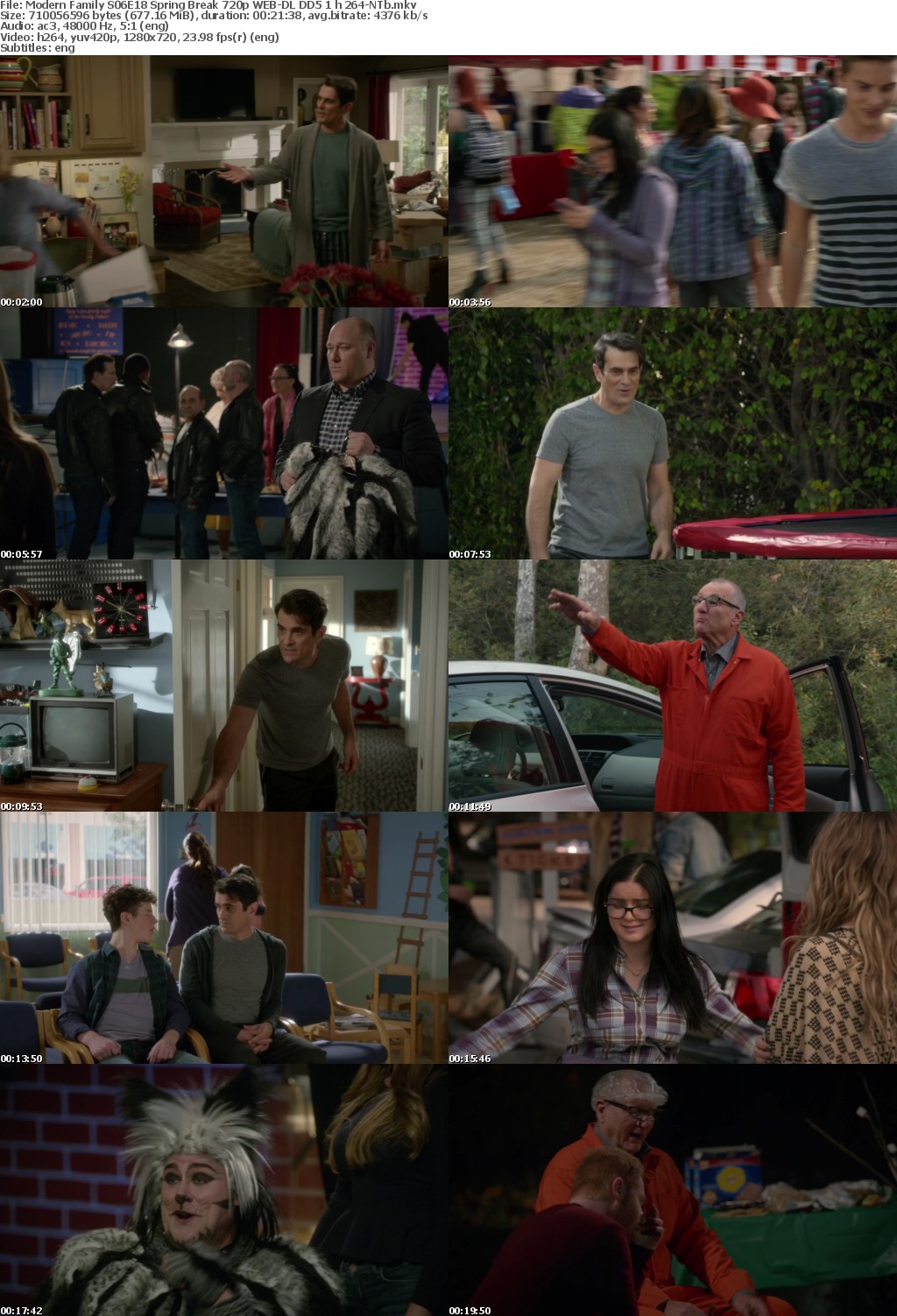 Modern Family S06E18 Spring Break 720p WEB-DL DD5 1 h 264-NTb
