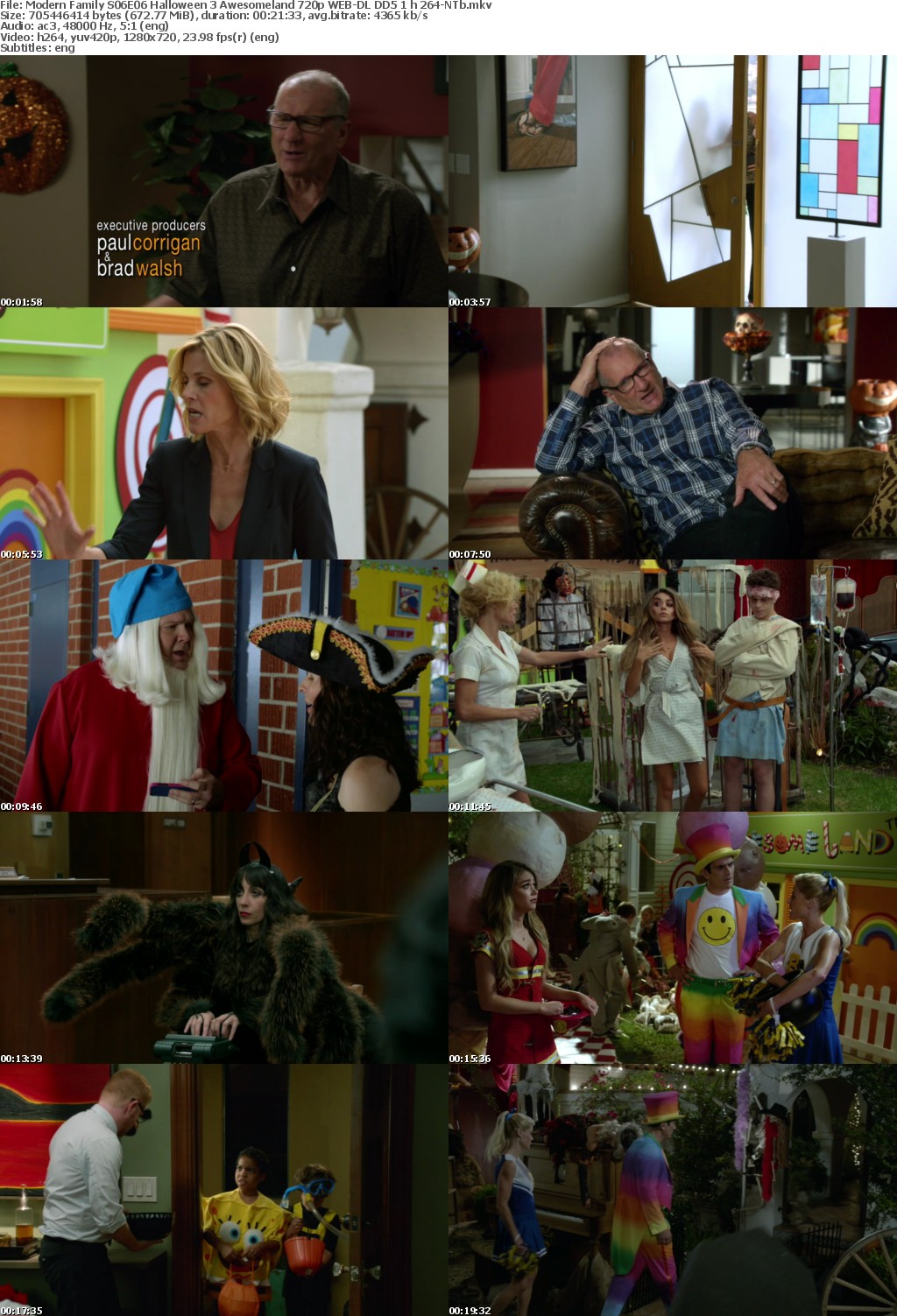 Modern Family S06E06 Halloween 3 Awesomeland 720p WEB-DL DD5 1 h 264-NTb