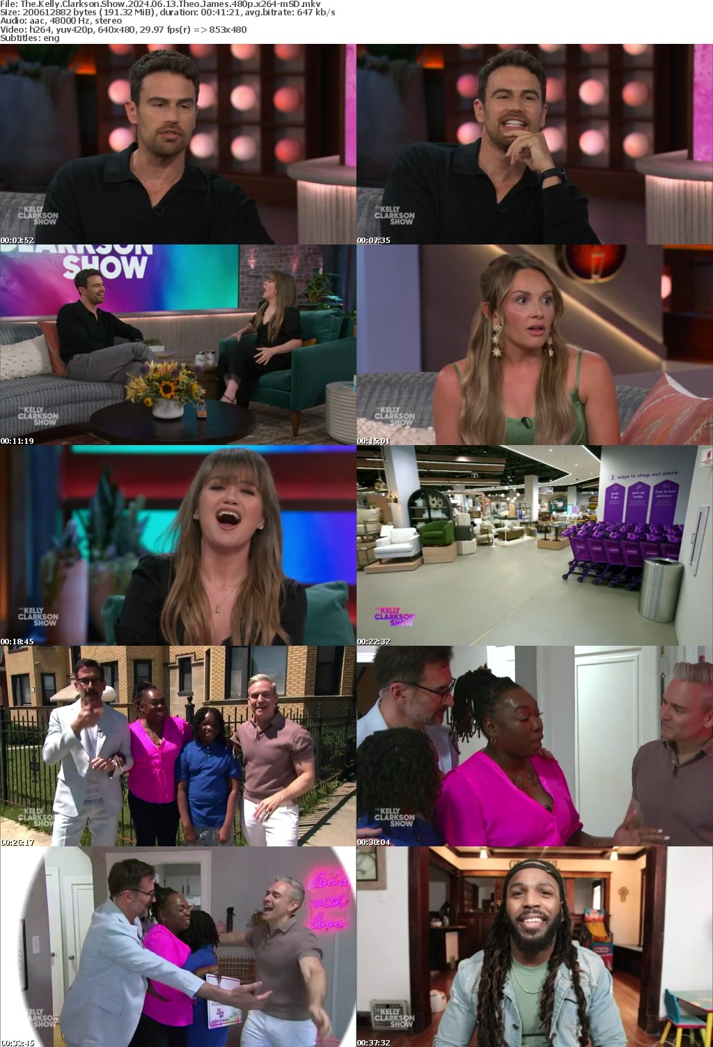 The Kelly Clarkson Show 2024 06 13 Theo James 480p x264-mSD