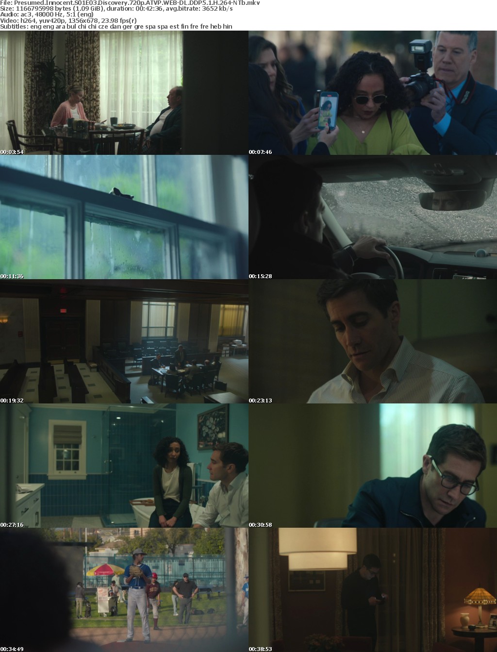 Presumed Innocent S01E03 Discovery 720p ATVP WEB-DL DDP5 1 H 264-NTb