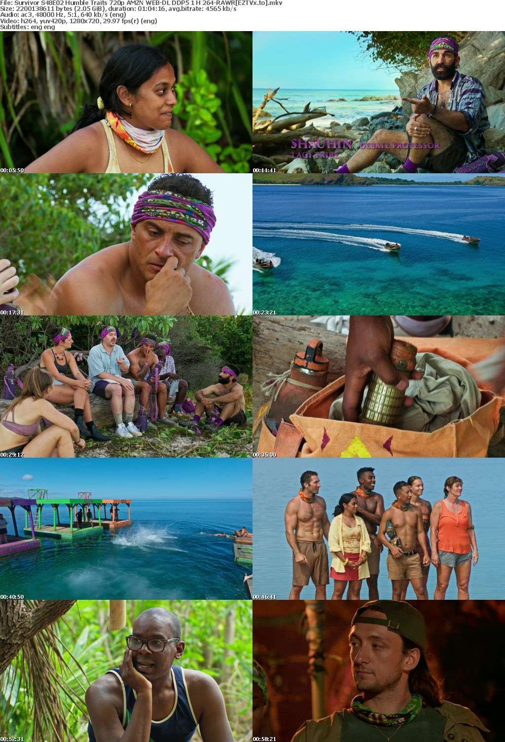 Survivor S48E02 Humble Traits 720p AMZN WEB-DL DDP5 1 H 264-RAWR Survivor S48E02 Humble Traits 720p AMZN WEB-DL DDP5 1 H 264-RAWR